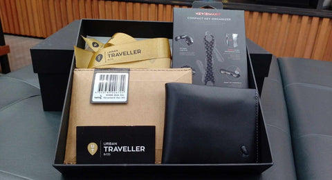 Urban Traveller & Co. 2023 Holiday Gift Guide Bellroy Hide and Seek Wallet Keysmart Compact Keyholder Carbon Fiber