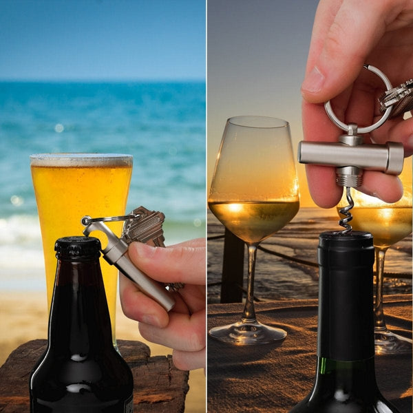 Keysmart Bottle Openers Corksmart Bottle and Wine Opener by Keysmart